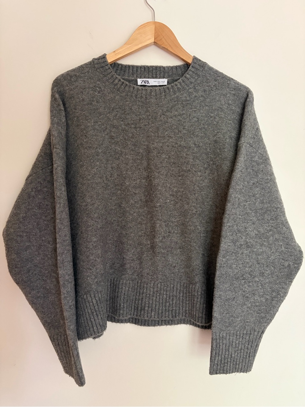 Zara Relaxed Crew-neck Sweater